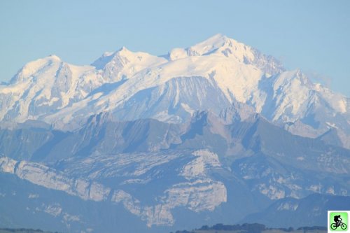 Mont Blanc depuis le Haut Jura