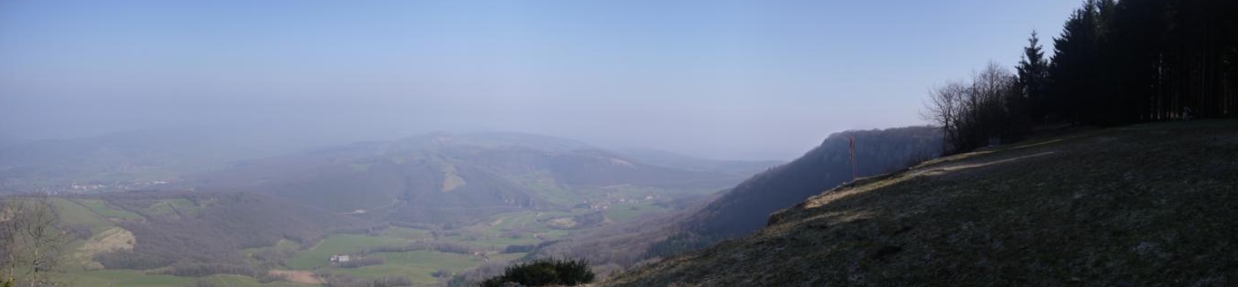 Panorama depuis la Corne de Saint-Thiébaud