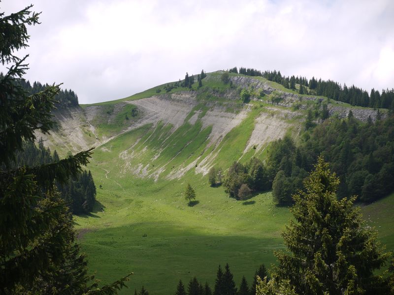 Le Creux du Croue, paysage Alpin